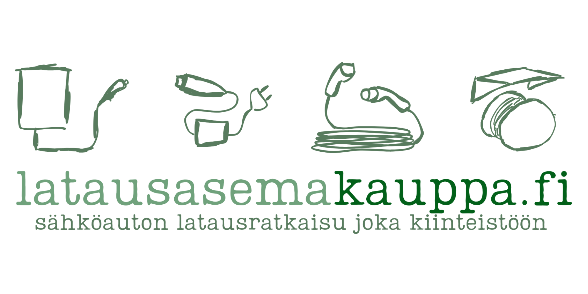 Sähköauton latausasema, latauspiste, asennettuna